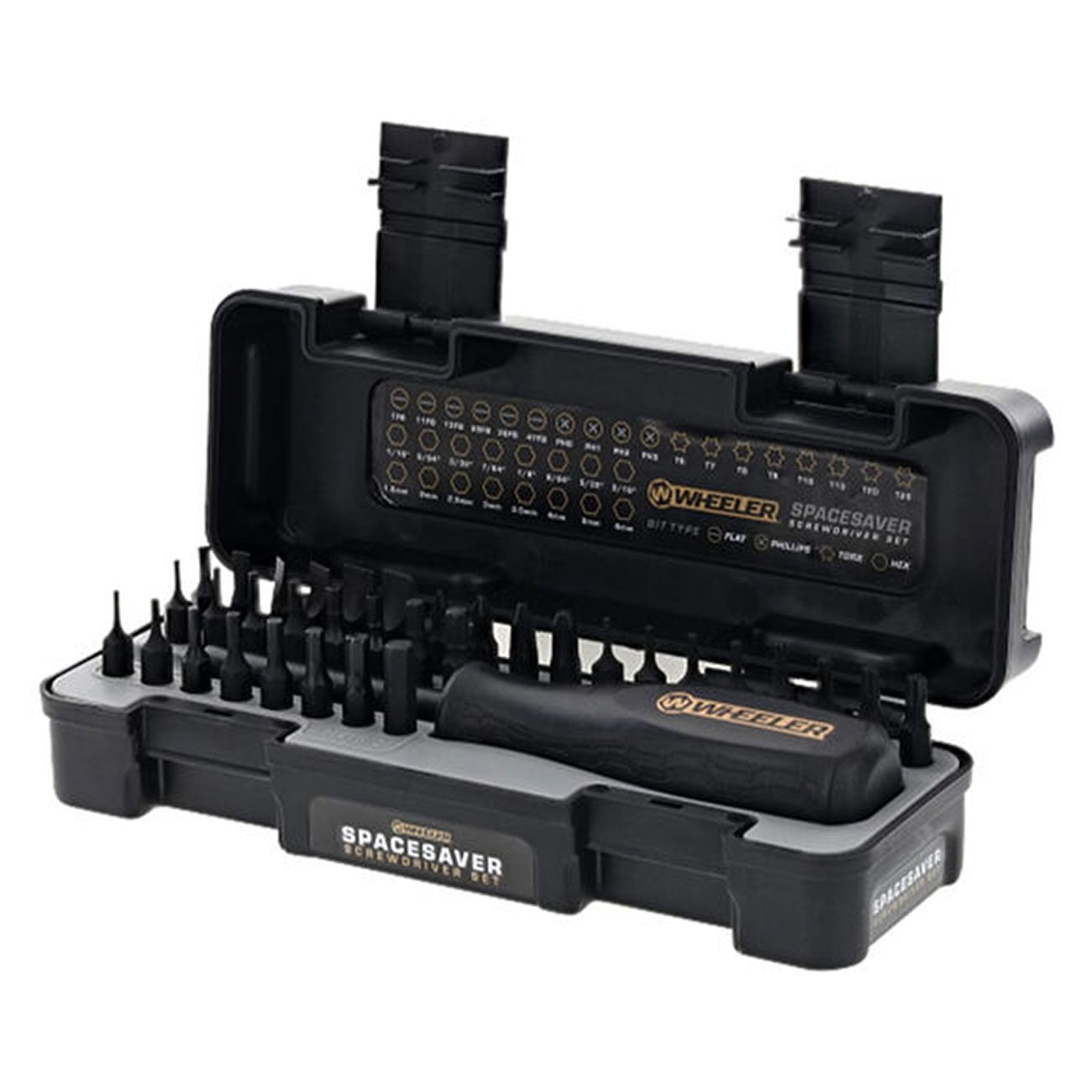 Wheeler Spacesaver Screwdriver Bit Set (36 Piece)