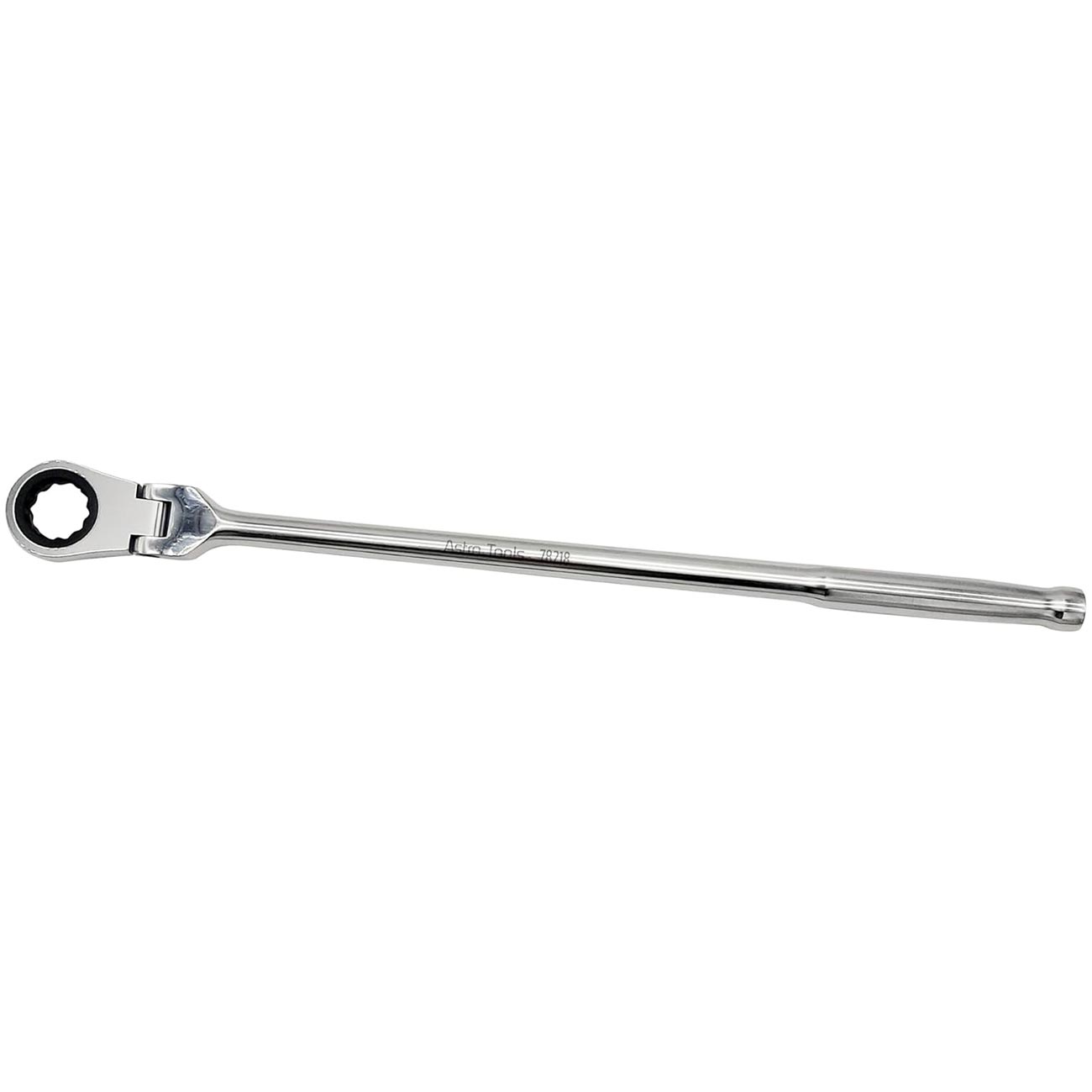 Astro Tools Extra-Long Flex Head Ratchet Wrench for 1/2" Nano Sockets