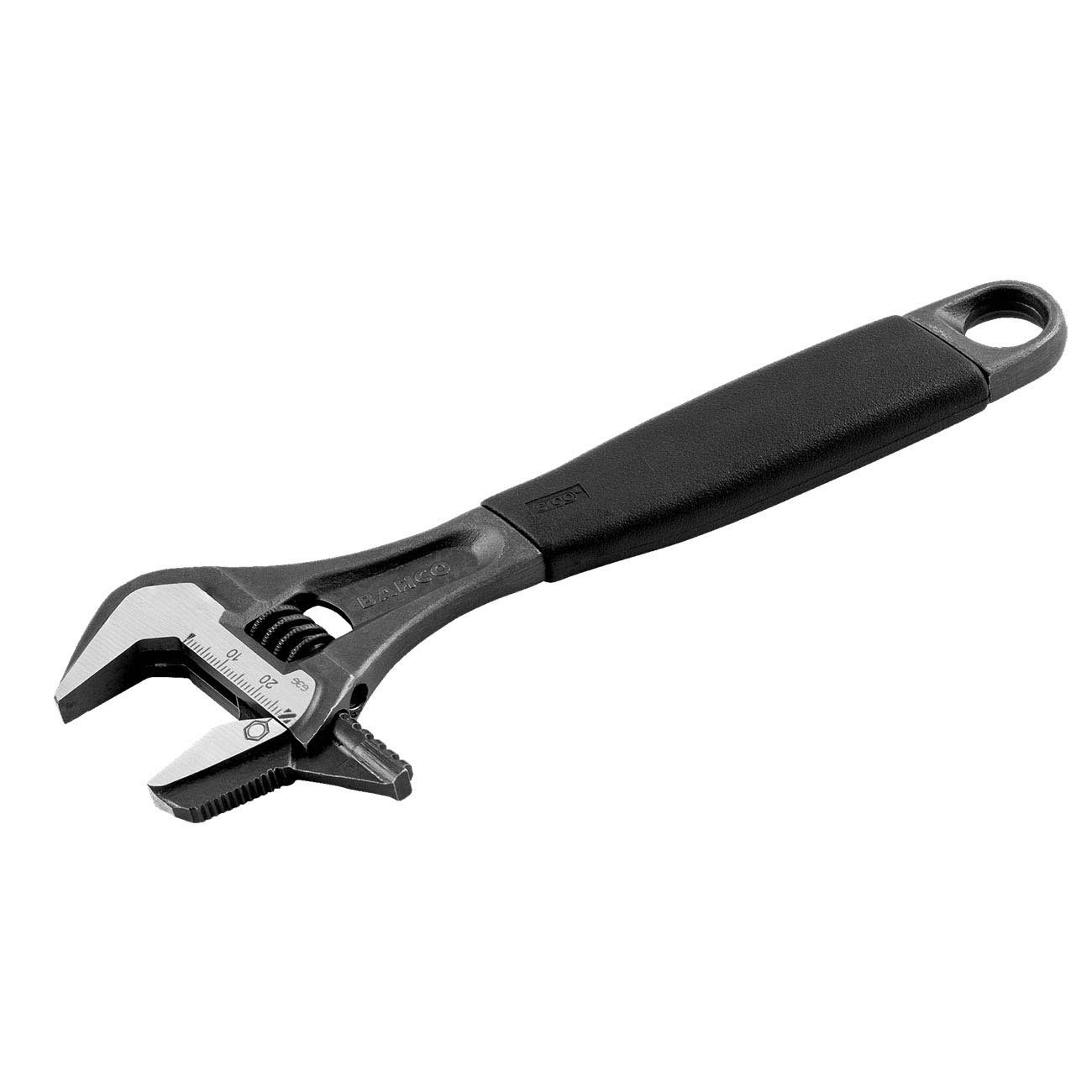 Bahco 10″ ERGO™ Central Nut Wide Opening Jaw Adjustable Wrenches with Rubber Handle