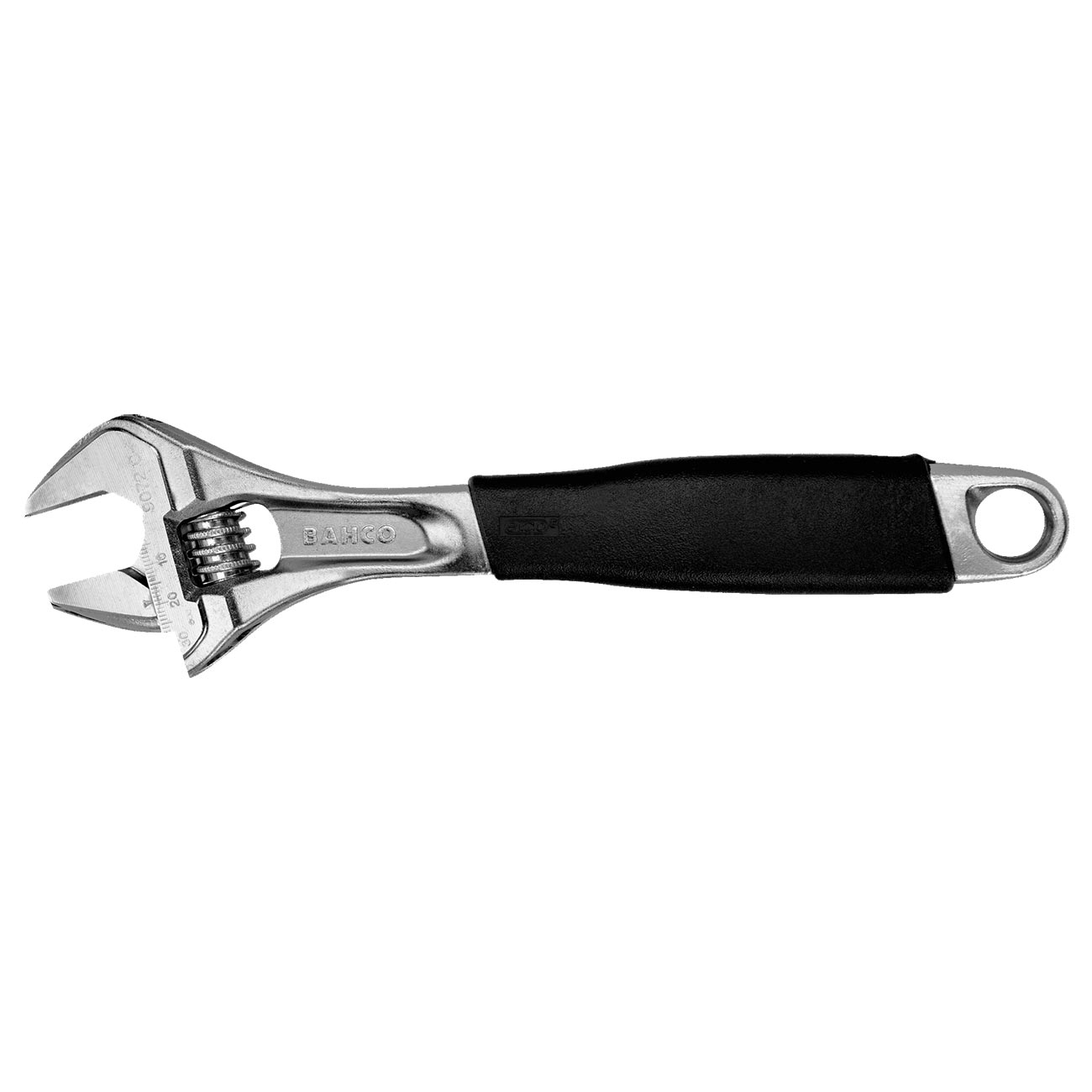 Bahco 10″ ERGO™ Central Nut Wide Opening Jaw Adjustable Wrenches with Rubber Handle