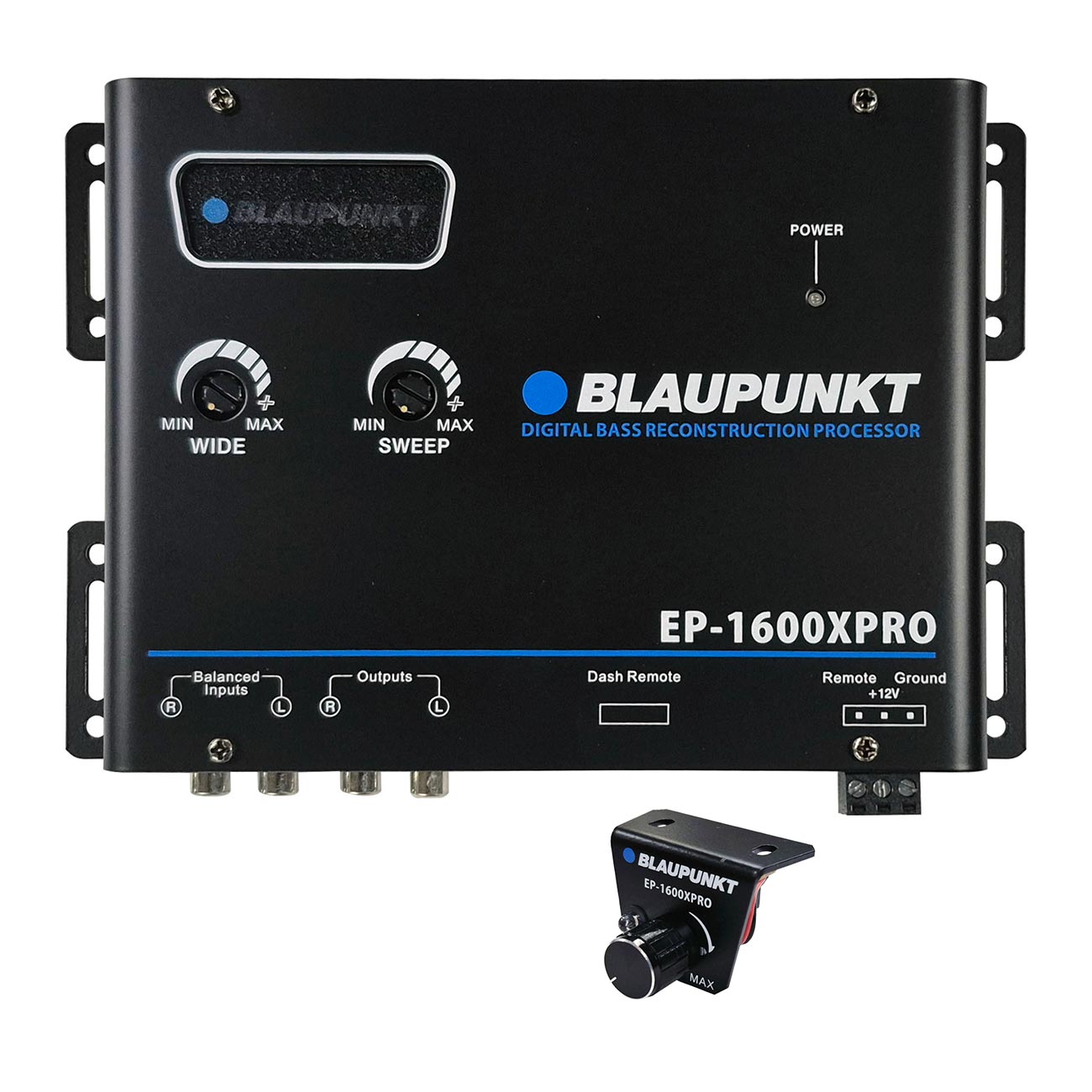 Blaupunkt Digital Bass Reconstruction Processor with Dash Mount Control (Black)