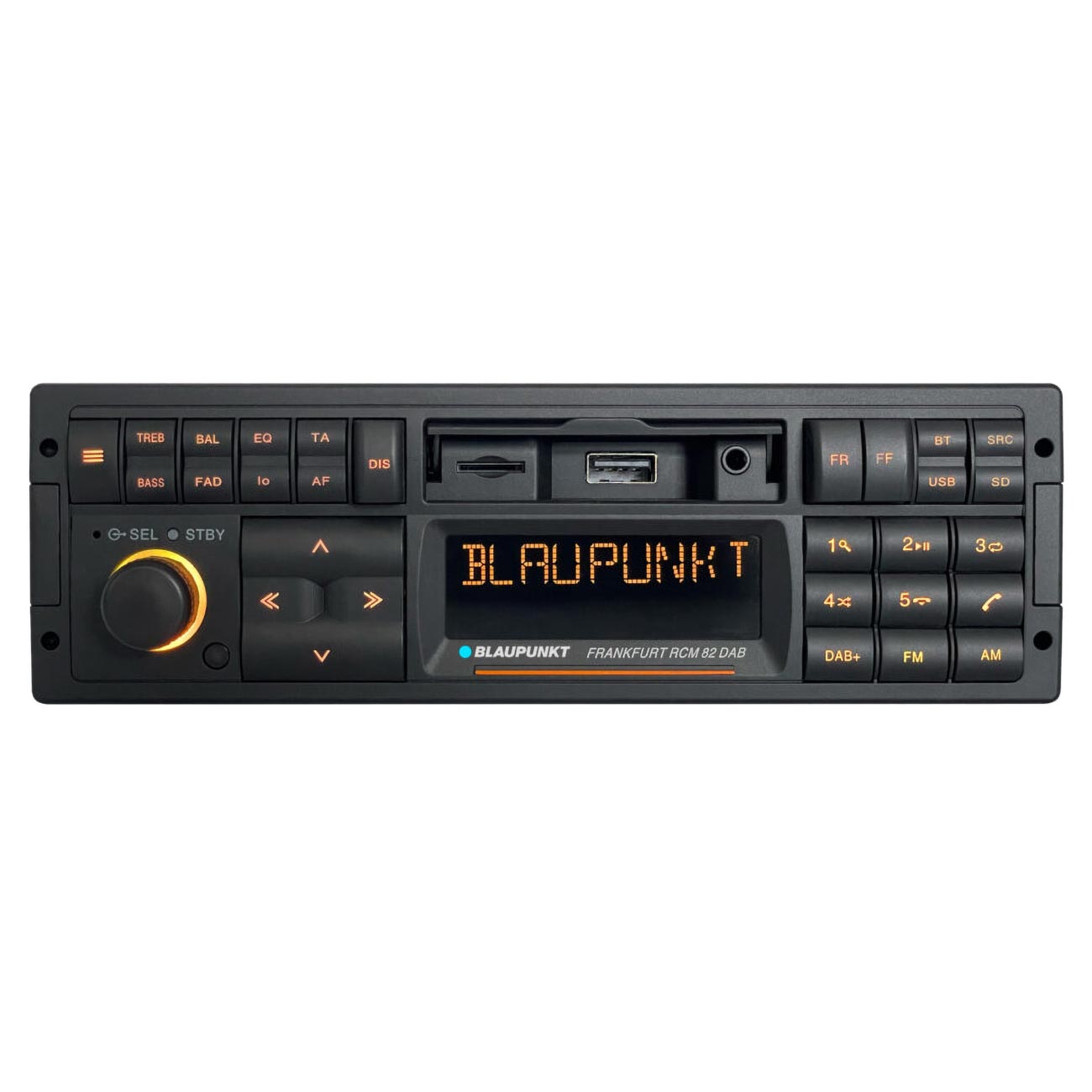 Blaupunkt Single-Din Mechless Radio with Bluetooth and USB/SD Inputs