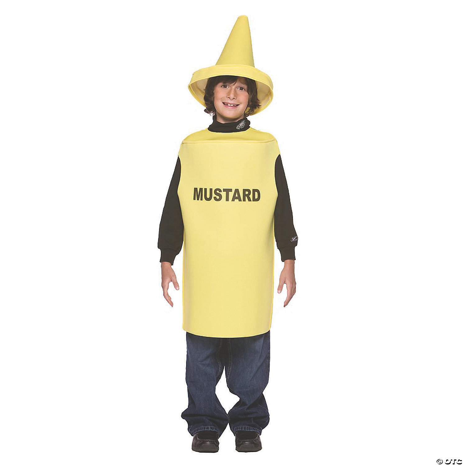 Kids Mustard Costume  Medium