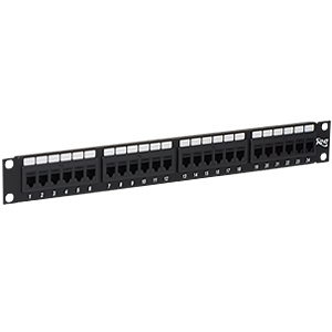 Patch panelcat 6 feed-thru 24-p1rms